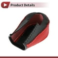 thumbnail image 4 of Anti-Slip Gear Shift Knob Cover Car Stick Shifting Handle Protector for Honda CR-V 2015-2016 Red Black, 4 of 6