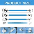 thumbnail image 2 of 4Pcs Metal Ball DIY Cake Tools Fondant Cake Decorating Sugarcraft Gumpaste Flower Modelling Mold, 2 of 5