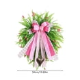 thumbnail image 3 of Cadancy Spring Wreath for Front Door with Large Bow Artificial Floral Grapevine Greenery Wreath Farmhouse Porch Decor Mothers Day Gift Outdoor Indoor Home Decoration, 3 of 9