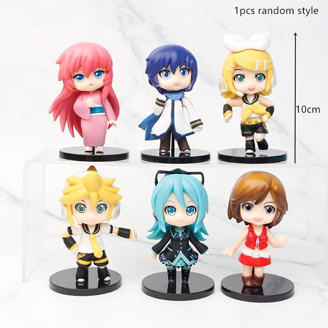 Figuras de acción de Hatsune Miku, traje de marinero Kawaii, modelo de Cenicienta, muñeca Miku, juguetes de PVC, regalo de cumpleaños para niña, nuevo QYM unisex