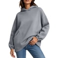 thumbnail image 6 of Hilenly Oversized Hoodies for Women Long Sleeve Pullover Hoodie Hooded Sweatshirts Comfort Travel Outfits, 6 of 10