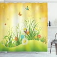 thumbnail image 1 of Ambesonne Spring Shower Curtain, Colorful Meadow Scenery, 69"Wx84"L, Multicolor, 1 of 3