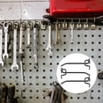 thumbnail image 1 of CTIRCHIU 3Pcs Metal Pegboard Hooks Black Pegboard Hanging Hooks for Storage Solutions, 1 of 8