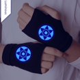 thumbnail image 5 of Guantes de anime bidimensionales que rodean el logotipo de la hoja de madera UZhi Po algodón de doble capa grueso cálido, 5 of 5