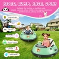 Funcid 12V Bumper Car Ride on with Remote Control, Kids Electric Baby