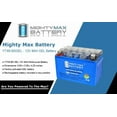 thumbnail image 6 of YTX9-BS GEL Battery Replacement for Kawasaki Ninja Zx7r 1991-1997, 6 of 11