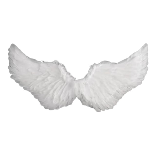 Decoración de de ángel para Halloween, disfraz para fiesta de actuación en el escenario, juego de roles Blanco M
