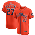 thumbnail image 1 of Camiseta clásica de béisbol José Altuve, edición élite, naranja, de los Houston Astros, con número de estrella bordado.-M, 1 of 2