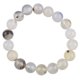 thumbnail image 1 of Pulsera de ágata con flores blancas de 6 mm para mujer, 1 of 2