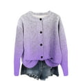 thumbnail image 1 of Lmnyox Cardigan à Boutons pour Femme, Imprimé Mode, Manches Longues, Col Rond, Veste Cardigan, Manteau d'Automne et d'Hiver, 1 of 4