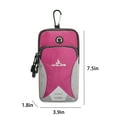 thumbnail image 3 of Wovilon Phone Arm Bands Small Crossbody Bag For Men & Women Fits All Cell Phones Use For Running Walking, 3 of 7