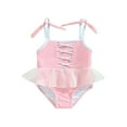 thumbnail image 1 of Filles Romper Maillot de Bain Sans Manches hors Épaule Maille Robe Body, 1 of 8