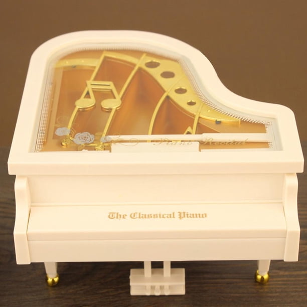 Caja De Música Decorativa Caja de música creativa modelo Mini Piano caja Musical de Metal regalo de boda Likrtyny Libre de BPA