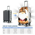 thumbnail image 4 of Fuzoiu Autumn Gnomes-1 Print Suitcase Cover,Washable Luggage Covers for Suitcase,Elastic Luggage Protector Cover,Scratch Resistant Travel Suitcase Covers-Medium, 4 of 7
