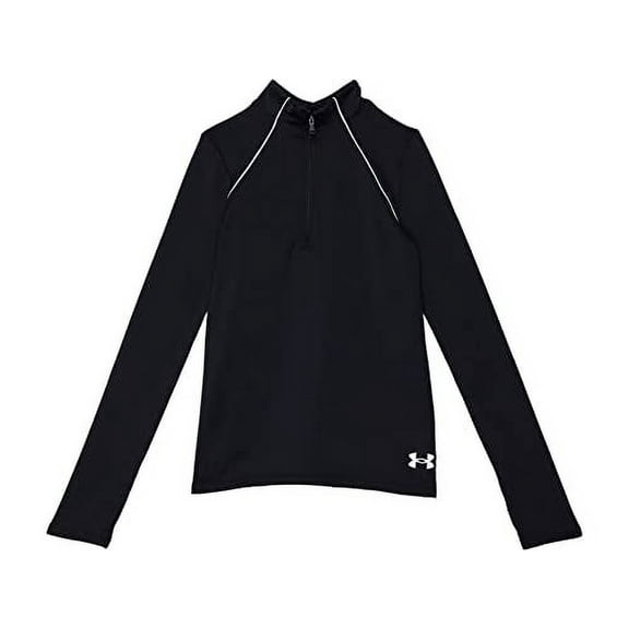 Under Armour Girl's ColdGear Long Sleeve Novelty Top Shirt Black/White X-Large 1356989-001
