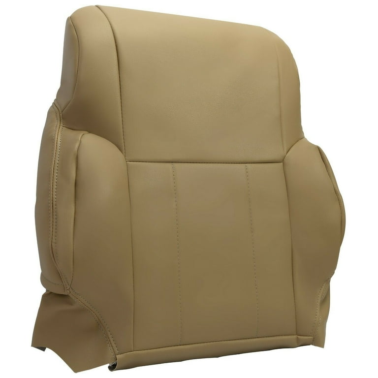 For 1996-02 Toyota 4Runner Driver Top Upper lean back Leather Seat Cover  OAK Tan