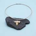 thumbnail image 3 of FROG SAC Natural Shark Tooth Necklace, Genuine Fossil Shark Teeth Jewelry for Men, Cool Beach Necklaces, Beachy Surfer Necklace for Women, 3 of 8