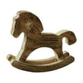 thumbnail image 2 of Caballito de madera, figurita de caballo pequeña, artesanía, coleccionable, creativo Marrón, 2 of 9