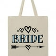 thumbnail image 4 of Inktastic Bride Cute Wedding Bridal Party Tote Bag, 4 of 5
