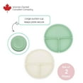 thumbnail image 2 of Melii Silicone Suction Plates for Babies & Toddlers, 2 Pack, Non-Slip Base, 2 of 6