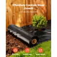 thumbnail image 5 of VEVOR 10 Mil Plastic Sheeting Heavy Duty 5' x 100', Thick Plastic Sheeting Roll, Plastic Drop Cloth Painters Tarp, Polyethylene Covering for Crawl Space Vapor Barrier, Multi-Purpose, Black, 5 of 9