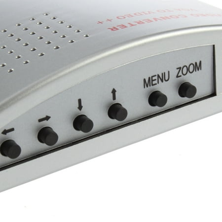 S-video Component Video Converter - VGA to TV Monitor S-video Signal Adapter Converter Switch Box