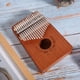 thumbnail image 3 of Kalimba Thumb Piano Bling Bling Pequeño Portátil 17 Teclas para Principiantes Instrumento Musical Natural, 3 of 12