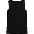 thumbnail image 1 of Ralph Lauren Womens Straight-Fit Tank Top, Black, Medium, 1 of 1