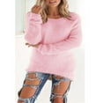 thumbnail image 1 of Chandail en Molleton Duveteux d'Hiver pour Femmes, Chandail Simple, Hauts, Blouse, 1 of 3