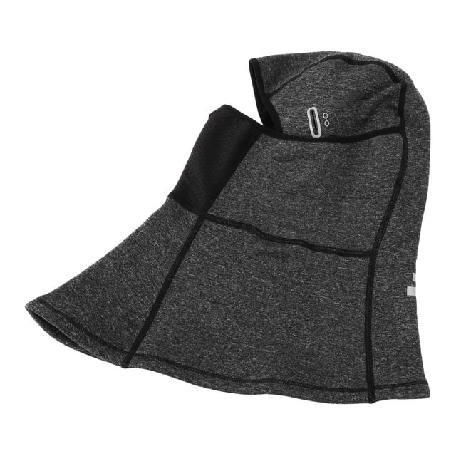 Mascarilla Balaclava con bufanda de Unique Bargains, capucha larga para esquí y sol, máscaras para motocicleta y ciclismo, transpirable, gris oscuro