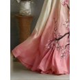 thumbnail image 4 of Women Sleeveless Embroidered V-Neck Long Dress Multicolor, 4 of 4