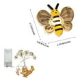 thumbnail image 3 of Vacemry Under $5 Bee Shaped LED String Lights, Copper Wire Decorative Lighting for Indoor Outdoor, Battery Powered Party Festival Decoration Atmosphere, 3 of 7