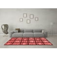 thumbnail image 3 of Ahgly Company Machine Washable Indoor Rectangle Abstract Red Modern Area Rugs, 2' x 5', 3 of 4