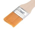 thumbnail image 3 of Uxcell 24Pcs 6" Paint Brush 1" Width Soft Nylon Bristle with Wood Handle for Wall, Cabinets, Fences, 3 of 5
