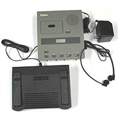 Dictaphone 3740 Microcassette Transcriber Complete with Foot