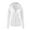 White, variant on Wensltd Zip Up Hoodie for Women Casual Long Sleeve Top with Pockets Loose Fit Athletic Style Jacket