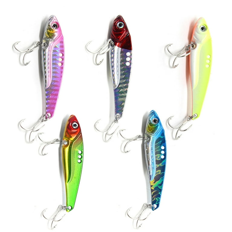 Pre-Rigged Jig Head Fishing Lures, Weedless Bass Baits for Freshwater and  Saltwater