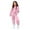 Pink, variant on Generic Christmas Outfits for Kids Toddler Baby Girls Boys Autumn Winter Solid Cotton Long Sleeve Tops Pullover Sweatshirt Set Clothes(2-3 Years,A)
