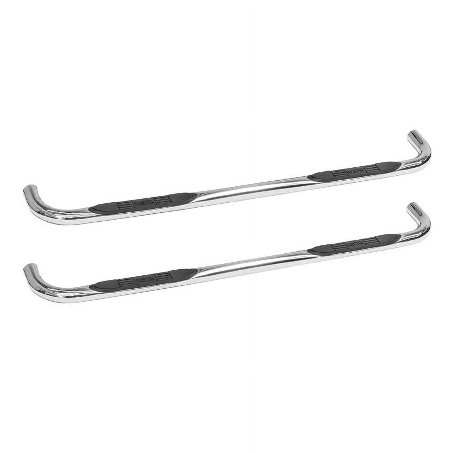 Westin 23-4130 E-Series 3 Round Nerf Step Bars Fits Sierra 1500 Silverado 1500