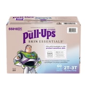 Pull-Ups Boys' Skin Essentials Training Pants for Sensitive Skin, 2T-3T, 60 Count