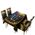 thumbnail image 3 of Jusqu'à 65 % de Rabais SMihono Nappe de Noël Imprimée Rectangulaire Ensemble de Couvre-Table Fête des Fêtes Déco Maison, 3 of 7