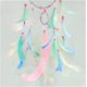 thumbnail image 5 of Atrapasueños de una pieza (púrpura con luces) Atrapasueños de medio círculo con plumas Atrapasueños de hadas hecho a mano Estilo indio Decoración para colgar en la pared para sala de estar Dormitorio, 5 of 5