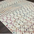 thumbnail image 3 of BoutiqueRugs MARASH Bohemian, Transitional Runner Rug - Off White, Red, Blue - 2'7" x 7'3" Runner, 3 of 9