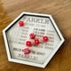 thumbnail image 5 of Tablero de juego de dados Farkle de madera artesanal con compartimentos | Bandeja de dados de madera maciza con base antideslizante | Juego de estrategia familiar clásico con 6 dados | Juego, 5 of 5