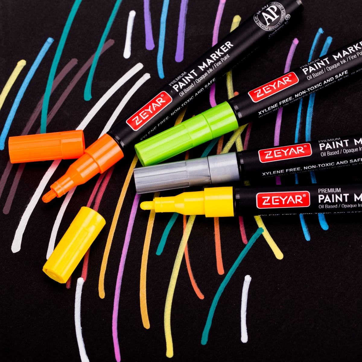 Water Based Metallic Paint Marker Pens For Rock Painting - Temu