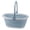 Blue, variant on Suodoka Collapsible Mop Bucket Sturdy PP Large Capacity Portable Handle Multifunction Car Wash Bucket for Home Bathroom Patio, Khaki, 17.3 inches / 44 cm Length
