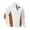 White, variant on Lorytime Fall Sweatshirt for Men Color Block Vintage Fleece Pullover Mock Neck Buttom Long Sleeve Tops Outerwear Beige