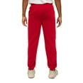 thumbnail image 3 of Men's Lightweight Fleece Elastic Bottom Sweatpants VS2021 - Red - 3X-Large, 3 of 4