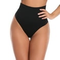 thumbnail image 4 of Shape-wear Thong Tummy Shaper Panty Seamless Underwear Waist Trainer Girdle Shapewear,BLACK,XL, 4 of 7