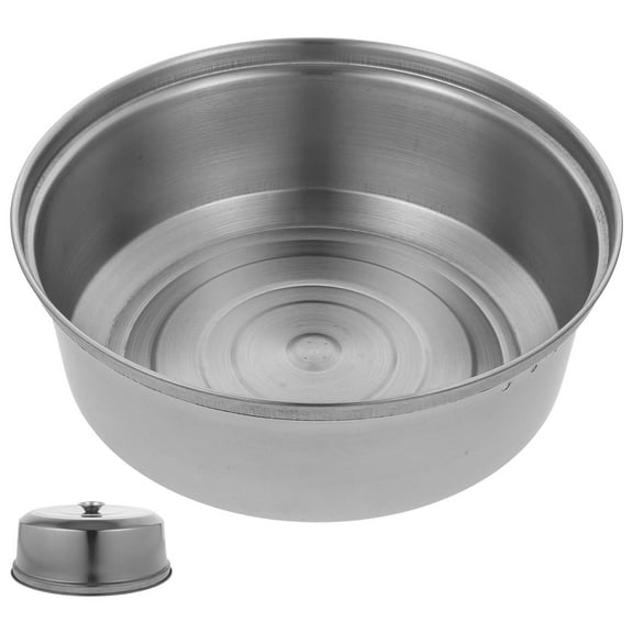 PTOOTP Silver Stainless Steel Steamer Lid for Home Use Versatile Pot and Griddle Cover